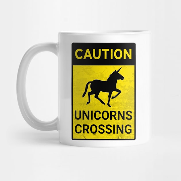 Caution Unicorns Crossing by Distinct Designs NZ